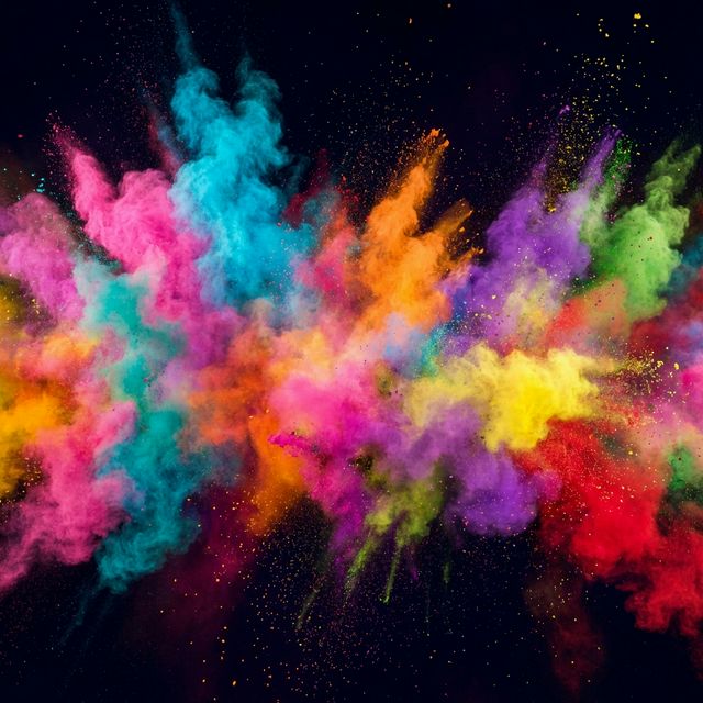 Holi festival colors